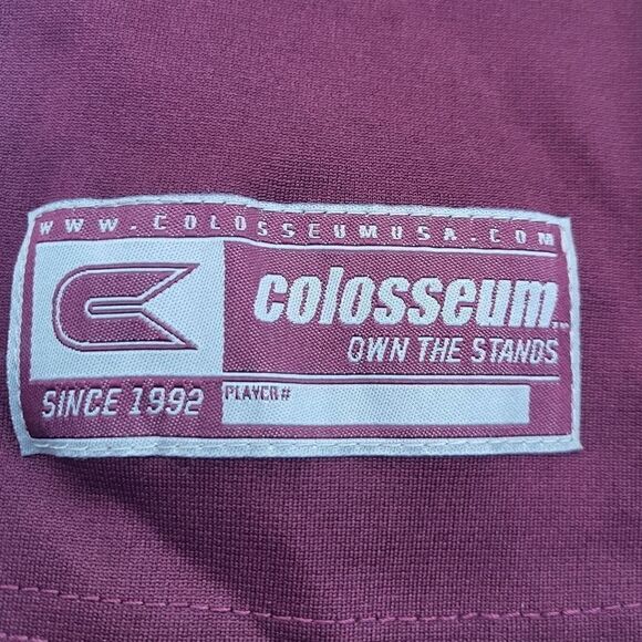 Colosseum Maroon Montana Grizzlies Foot-Ball Football Jersey women's med - Picture 6 of 8